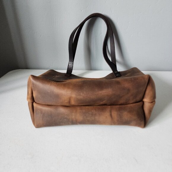Portland Leather Goods Tote "EUC" - Picture 6 of 16